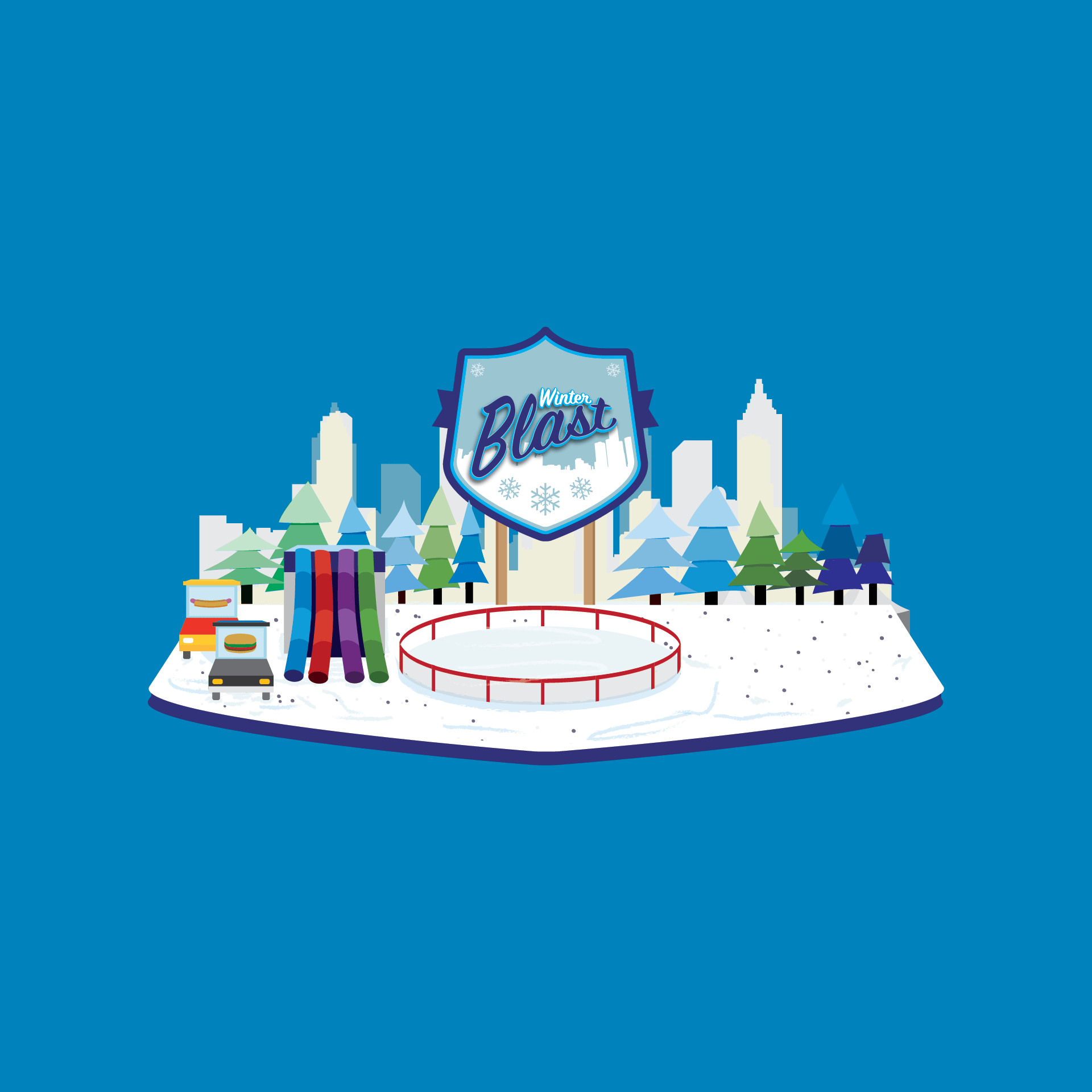 Winter Blast Snapchat Geofilter